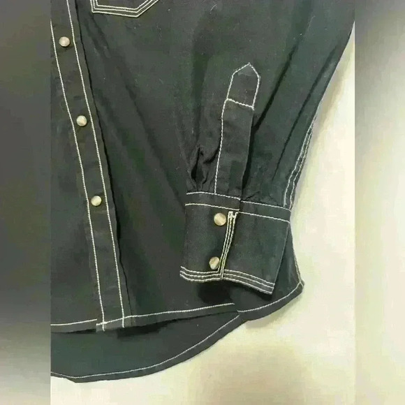 Cowboy Legend Boys Button Down Shirt, long Sleeves Size Large A0038 - Picture 2 of 6